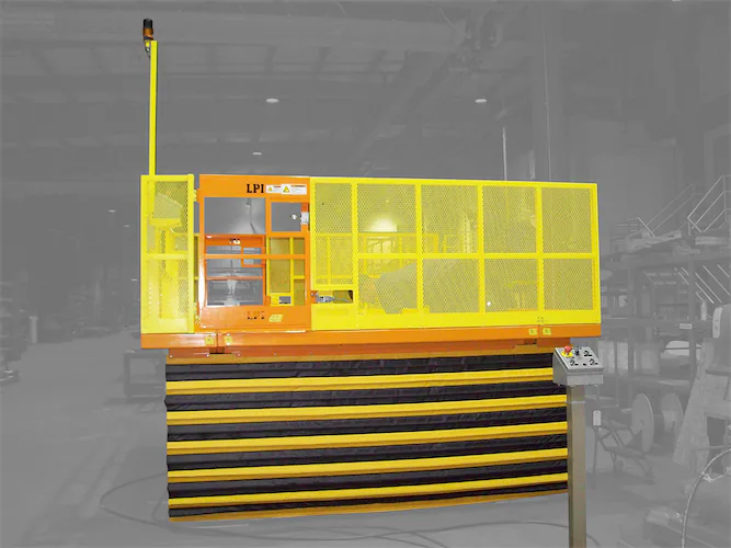 Heavy Duty Scissor Lift Inspection Platform | LPI Inc.
