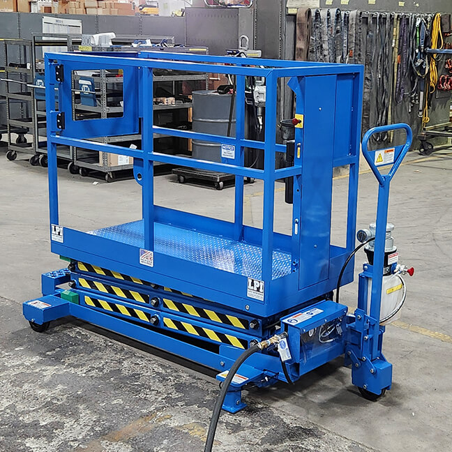 SPHT Series Pneumatic Scissor Lift with Handle | LPI