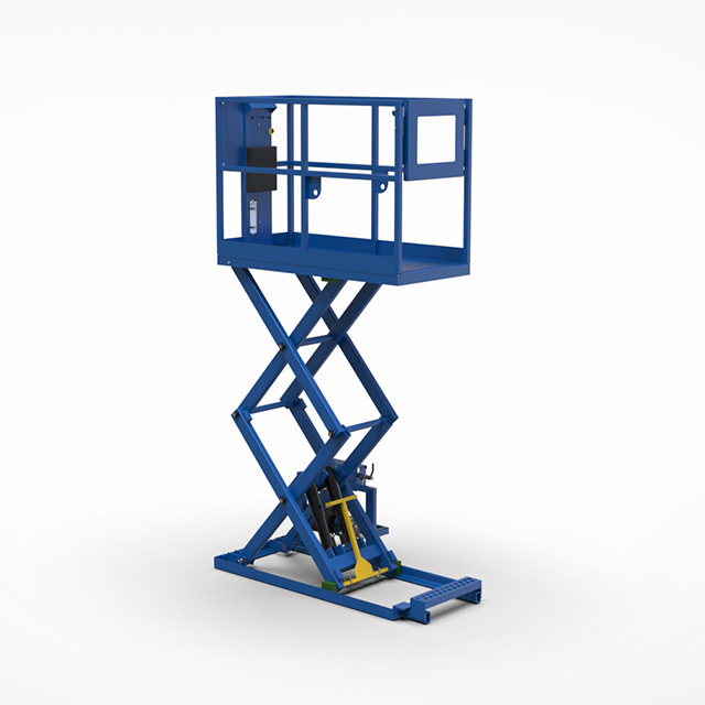 SPHF Series Stationary Pneumatic Scissor Lift | LPI Inc.
